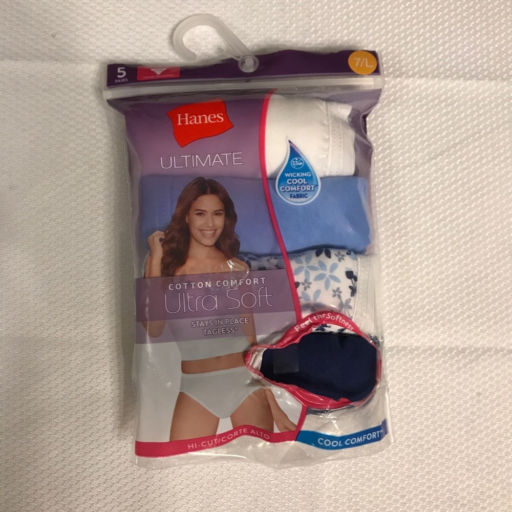 Hanes High Cut Underwear 4pk